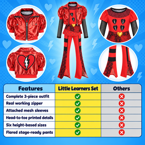Metallic Rocker 3-Piece Costume Set (view 8)