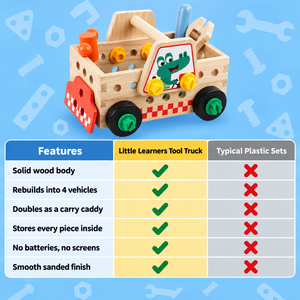 Wooden Take-Apart Tool Truck – educational toy