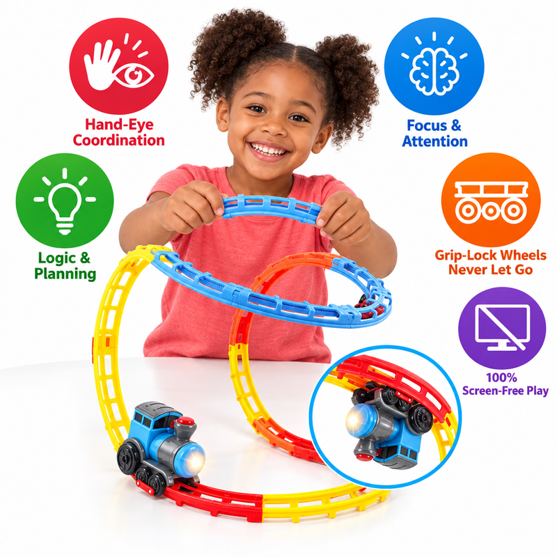 Rollover Train Track Set
