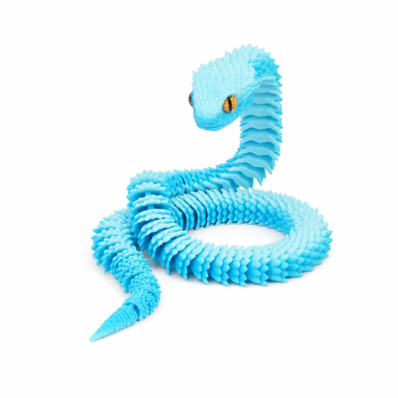 Articulated 3D-Printed Viper Snake (view 13)