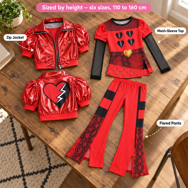 Metallic Rocker 3-Piece Costume Set (view 5)