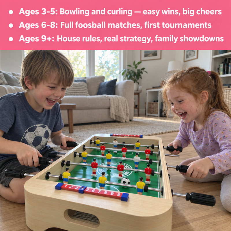 4-in-1 Wooden Tabletop Foosball Game Set (view 8)