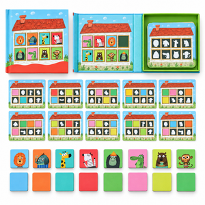 Magnetic Animal House Matching Game – educational toy