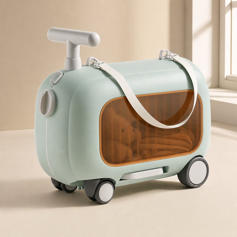 2-in-1 Kids Ride-On Suitcase – gift idea for kids and grandchildren