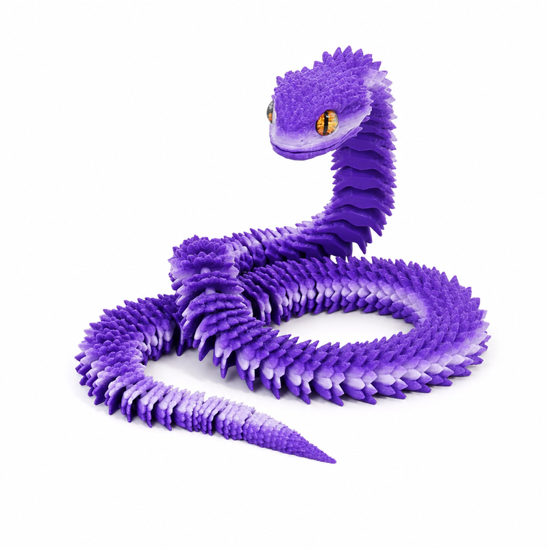 Articulated 3D-Printed Viper Snake (view 17)