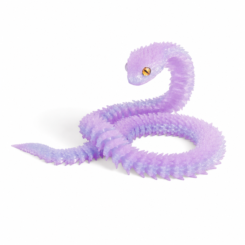 Articulated 3D-Printed Viper Snake (view 5)