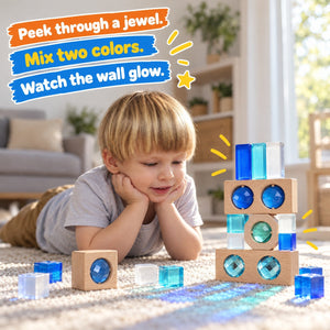 Translucent Acrylic Jewel Building Blocks – gift idea for kids and grandchildren