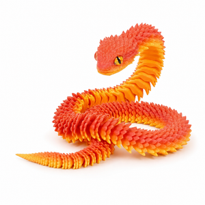 Articulated 3D-Printed Viper Snake (view 19)