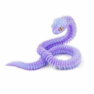 Articulated 3D-Printed Viper Snake (view 23)