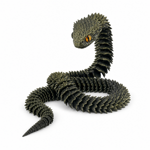 Articulated 3D-Printed Viper Snake (view 7)