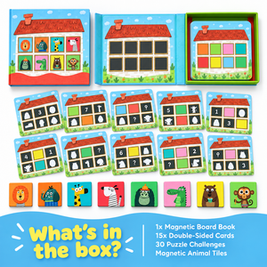 Magnetic Animal House Matching Game (view 6)