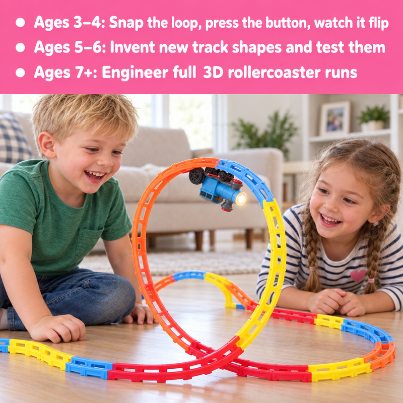 Rollover Train Track Set