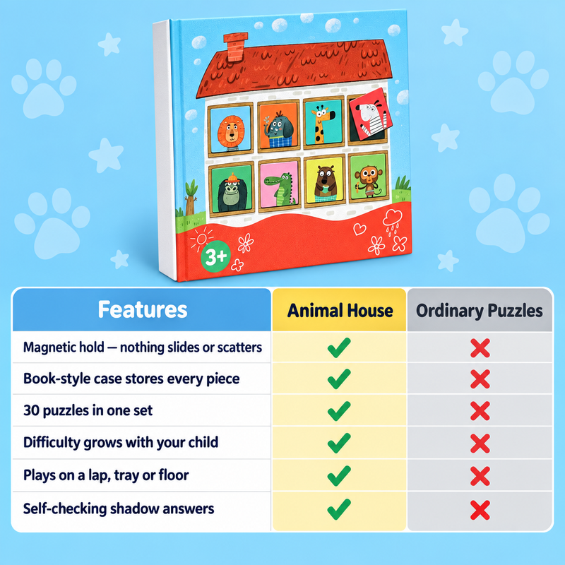 Magnetic Animal House Matching Game (view 8)