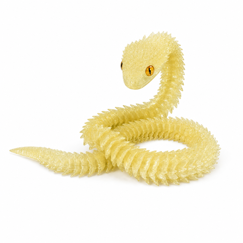 Articulated 3D-Printed Viper Snake (view 8)