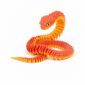Articulated 3D-Printed Viper Snake (view 20)