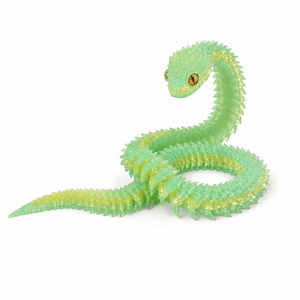 Articulated 3D-Printed Viper Snake – gift idea for kids and grandchildren