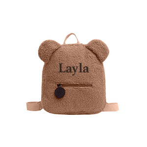 Teddy Buddy Custom Name Backpack