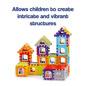 Vibrant 3D Puzzle Building Blocks